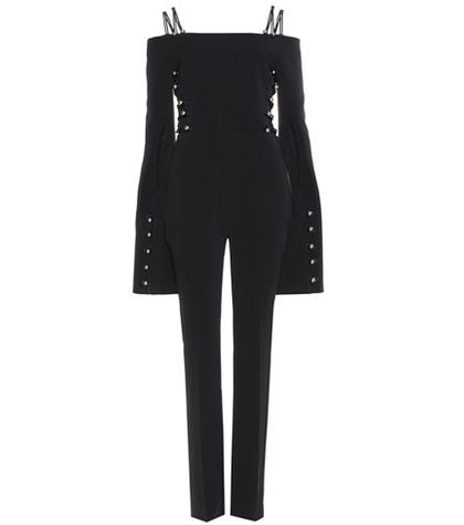 David Koma Cady-crêpe Jumpsuit