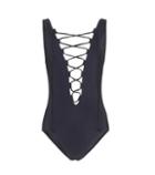 Coach Entwined Lace-up Swimsuit