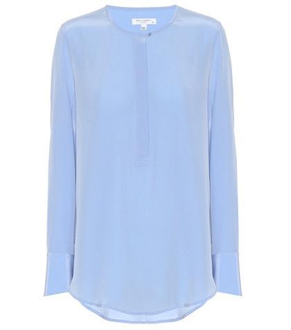 Equipment Henley Silk Blouse
