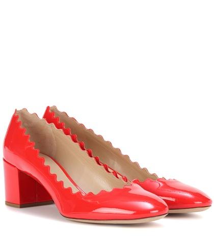 Chlo Lauren Patent Leather Pumps