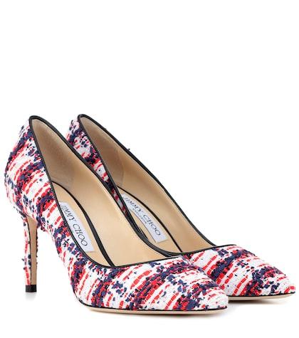 Jimmy Choo Exclusive To Mytheresa – Romy 85 Tweed Pumps