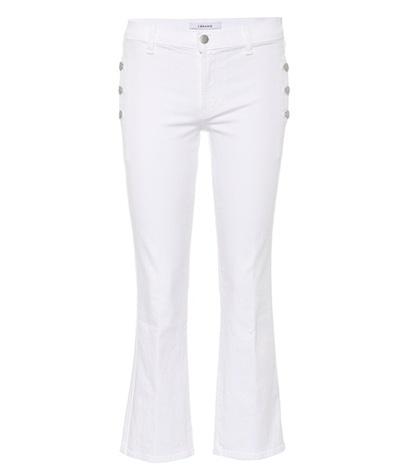 J Brand Zion Mid-rise Cropped Bootcut Jeans