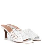 Alessandra Rich Shom Leather Sandals