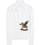 Dolce & Gabbana Crystal-embellished Lace Blouse