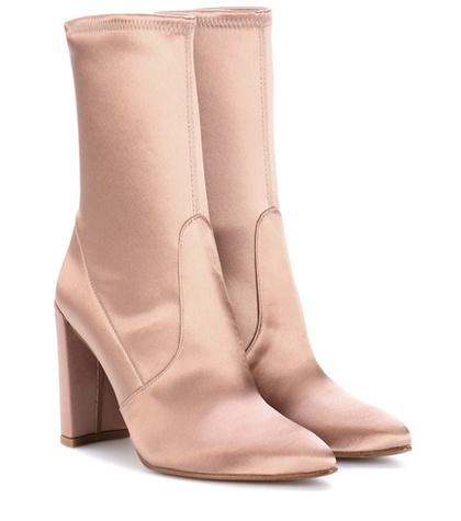 Stuart Weitzman Clinger Satin Boots