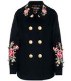 Dolce & Gabbana Embellished Wool And Angora Coat