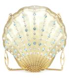 Moschino Kids Crystal-embellished Shell Clutch