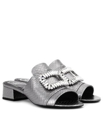 Roger Vivier Exclusive To Mytheresa.com – Slipper New Strass Sandals