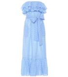 Lisa Marie Fernandez Sabine Embroidered Cotton Dress