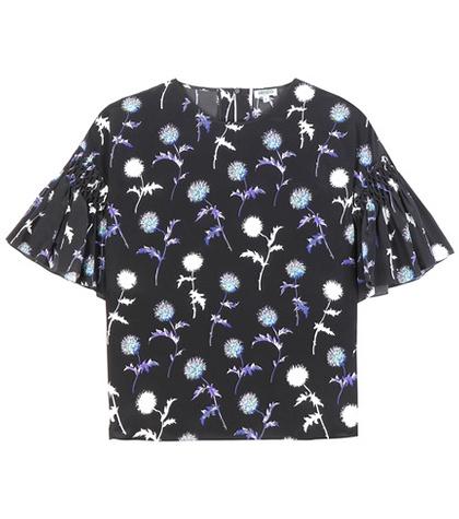 Kenzo Printed Silk Top