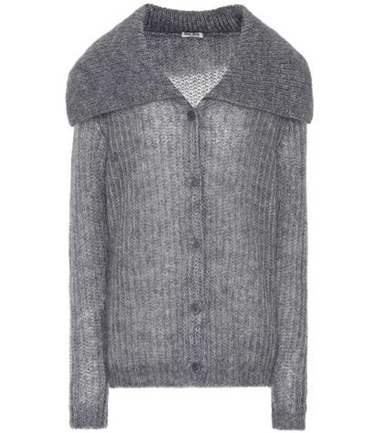 Roberto Cavalli Mohair And Wool-blend Cardigan