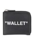 Off-white Quote Print Leather Wallet