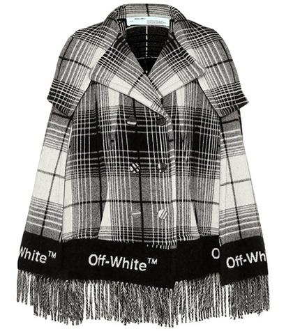 Gucci Wool-blend Plaid Poncho
