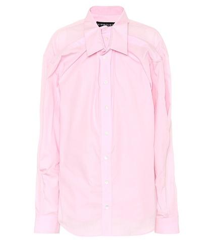 Y/project Gathered Cotton Shirt