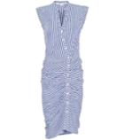 Veronica Beard Celeste Striped Cotton Dress