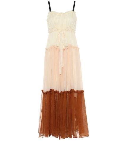 Lee Mathews Celia Silk Maxi Dress