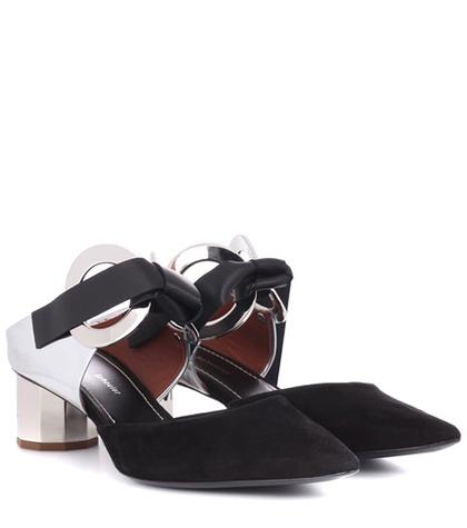 Proenza Schouler Suede And Leather Pumps