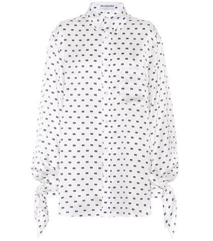 Fendi Printed Silk Blouse