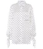 Fendi Printed Silk Blouse