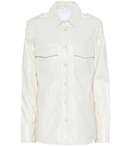 Helmut Lang Leather Shirt