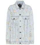 Balenciaga Distressed Denim Jacket