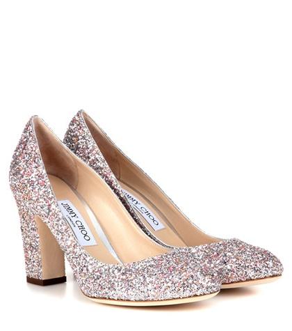 Jimmy Choo Billie 85 Glitter Pumps