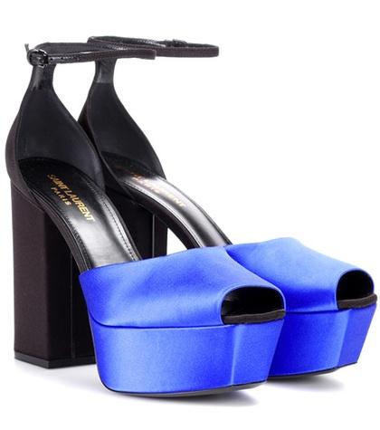 Simone Rocha Farrah 80 Satin Plateau Sandals