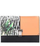 Proenza Schouler Small Lunch Printed Leather Clutch