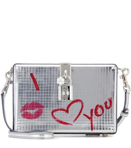 Dolce & Gabbana Dolce Box Leather Clutch