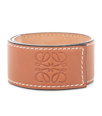 Jimmy Choo Leather Snap Bracelet