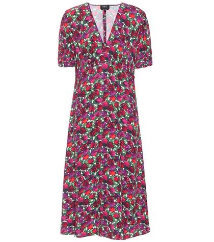 A.p.c. Francis Floral-print Dress