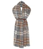 Brunello Cucinelli Plaid Alpaca And Wool Scarf