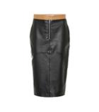 Victoria Beckham Leather Pencil Skirt