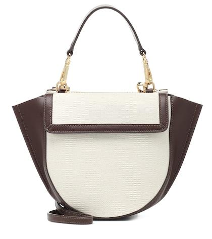 Wandler Hortensia Mini Canvas Shoulder Bag