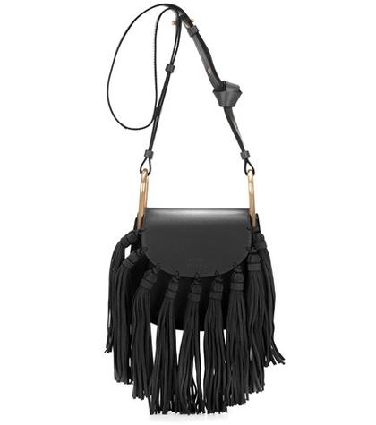 Chlo Mini Hudson Leather Shoulder Bag