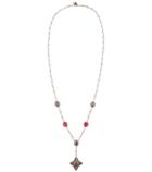 Miu Miu Crystal-embellished Brass Necklace