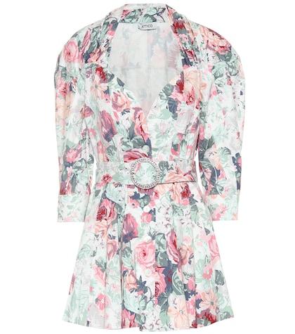 The Row Floral-printed Cotton Minidress