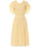 N21 Gingham Cotton Midi Dress