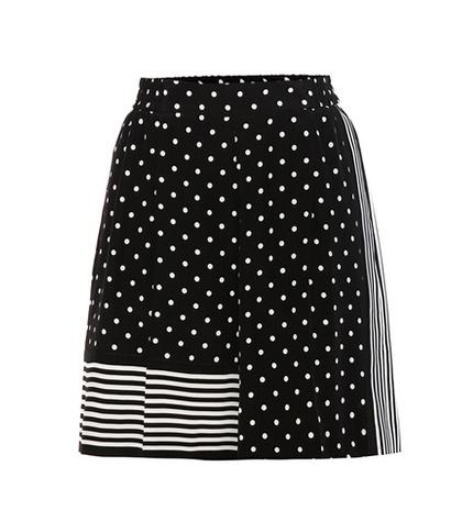 Isa Arfen Printed Silk Shorts