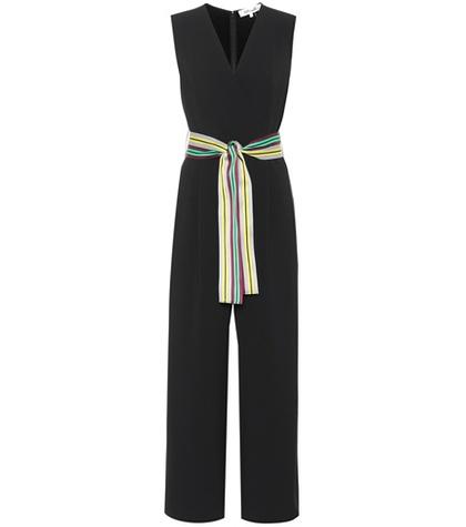 Diane Von Furstenberg Belted Faux-wrap Jumpsuit