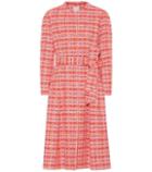 Delpozo Belted Cotton-blend Bouclé Coat