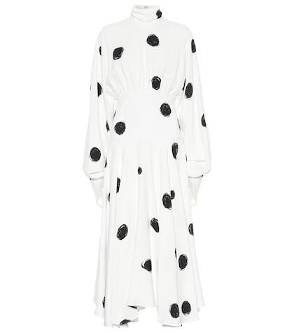 Christopher Kane Dotted Crêpe Midi Dress