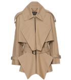 Burberry Short Panelled Trench Coat