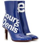 Vetements Printed Ankle Boots