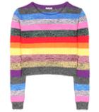 Miu Miu Striped Cropped Sweater