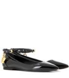Tom Ford Embellished Patent Leather Ballerinas