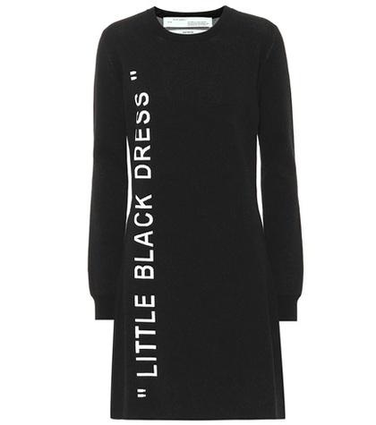 Off-white Jersey Sweater Dress