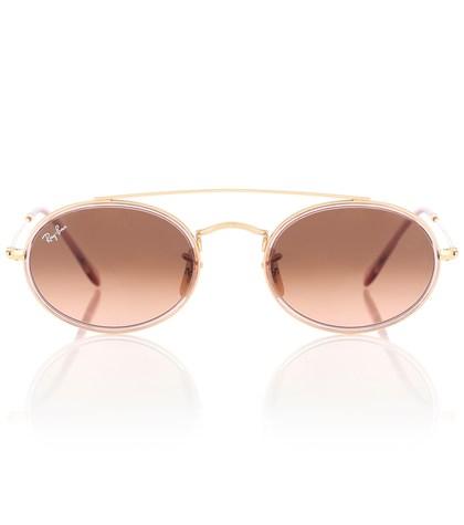 Ray-ban Oval Double Bridge Sunglasses