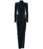 Alexandre Vauthier Velvet Maxi Dress