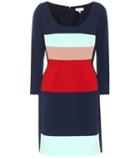 Delpozo Striped Wool Crêpe Dress